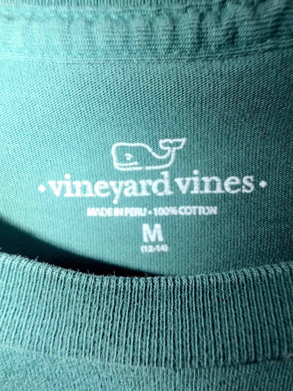 Vineyard Vines Men's Long Sleeve Pocket Tee - Teal - Picture 4 of 5